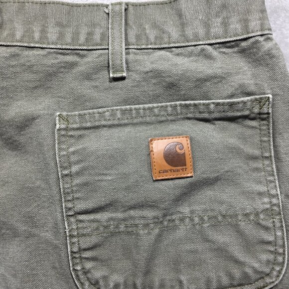 Carhartt B11 MOS Pants Mens 44x30 Green Workwear Original Fit Utility Cotton - Picture 5 of 10